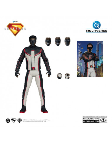 Superman (2025) DC Multiverse Deluxe Theatrical Edition Action Figure Mr. Terrific (Red Platinum Edition) 18 cm