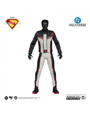Superman (2025) DC Multiverse Deluxe Theatrical Edition Action Figure Mr. Terrific (Red Platinum Edition) 18 cm