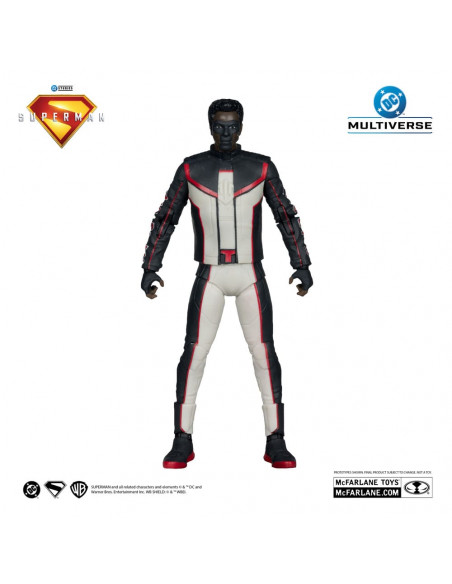 Superman (2025) DC Multiverse Deluxe Theatrical Edition Action Figure Mr. Terrific (Red Platinum Edition) 18 cm